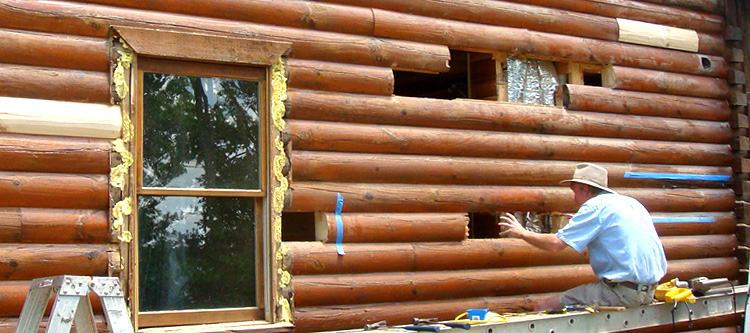 Log Home Repair Greenville, Alabama