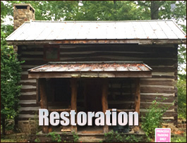 Historic Log Cabin Restoration  Butler County, Alabama